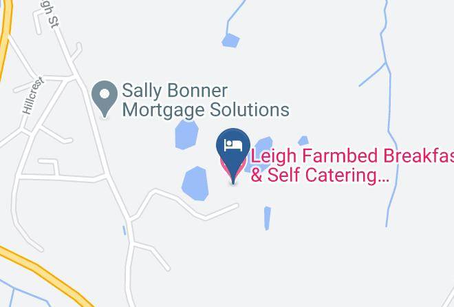 Bath And North East Somerset - Leigh Farmbed Breakfast & Self Catering Terraced Bungalows Maps