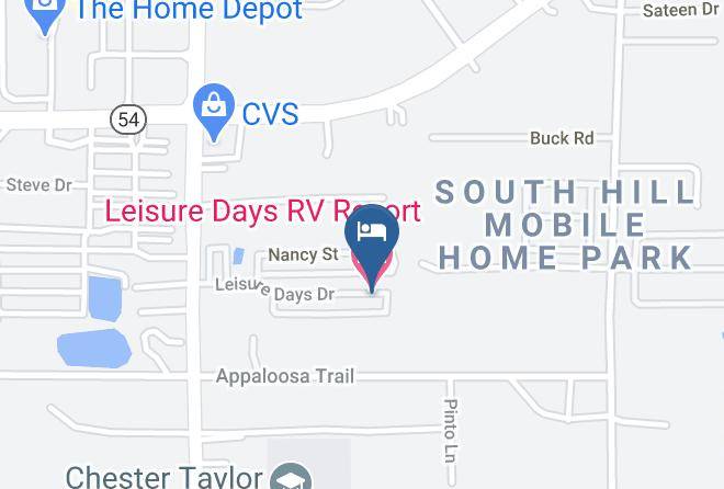 Pasco - Leisure Days Rv Resort Maps