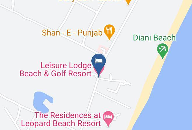 Kwale - Leisure Lodge Beach & Golf Resort Maps