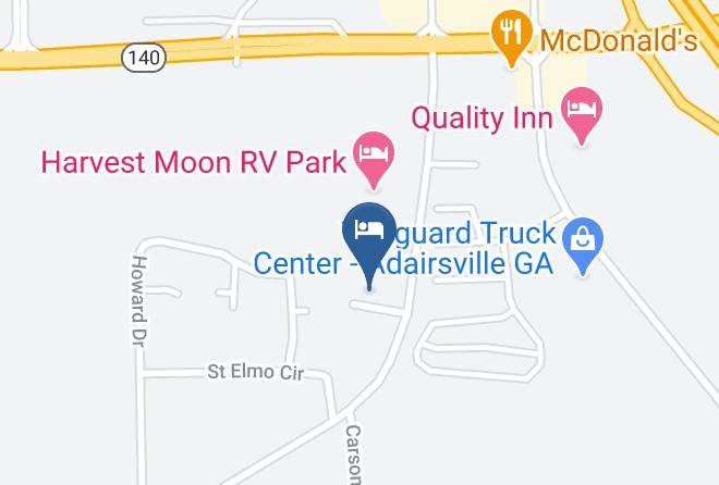 Bartow - Leisure Time Rv Park Maps