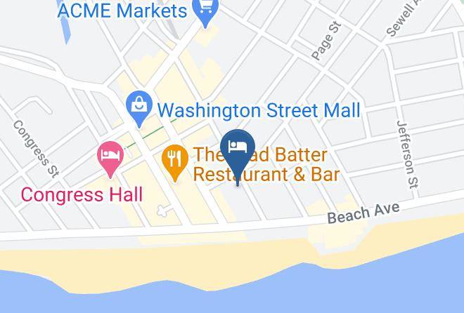 Cape May - Leith Hall Bed And Breakfast Maps