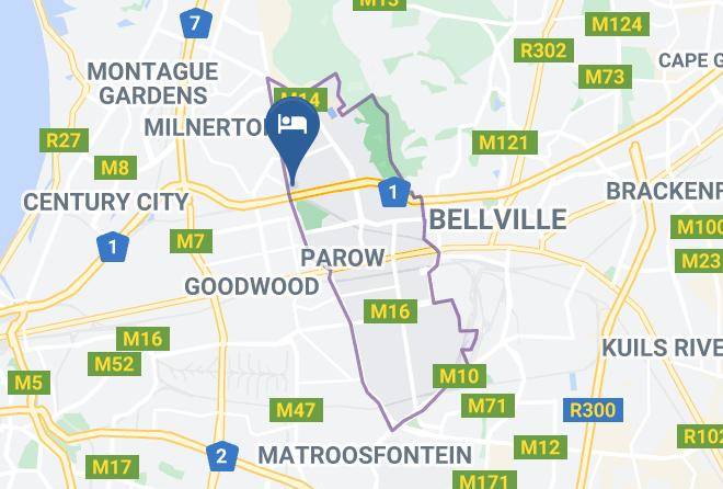 City Of Cape Town - Lekker Slaap Huis Maps