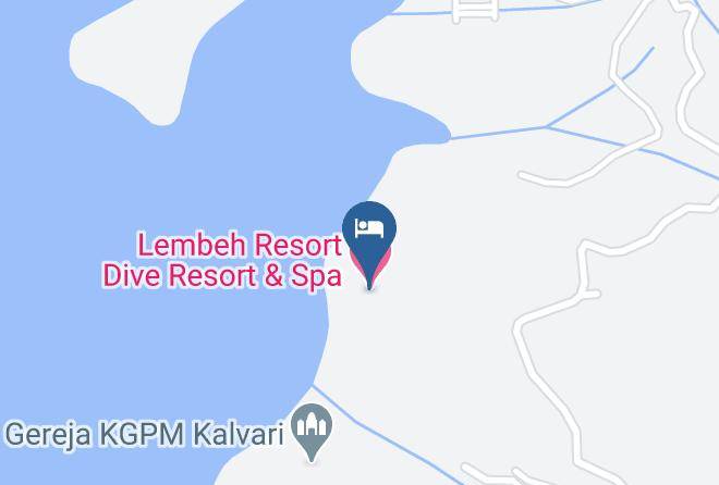 Kota Bitung - Lembeh Resort Dive Resort & Spa Maps