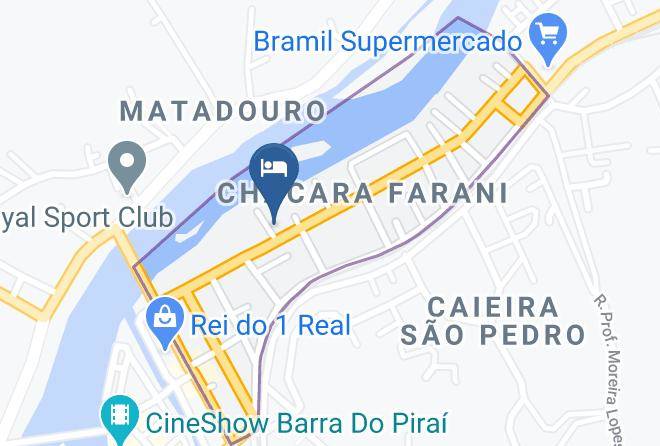 Barra Do Pirai - Lemes Hotel Maps