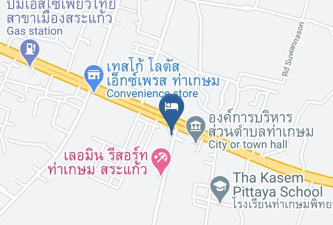 Amphoe Mueang Sa Kaeo - Lemin Resort Maps