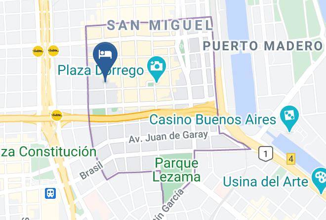 Buenos Aires - Lemon Suites Maps