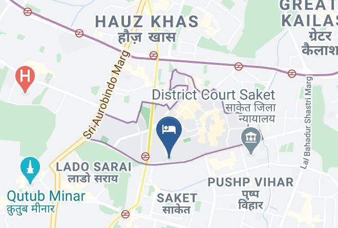 New Delhi - Lemon Green Inn Maps