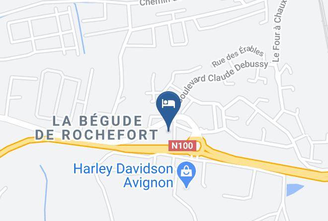 Gard - Lemon Hotel Avignon Rochefort Du Gard Maps