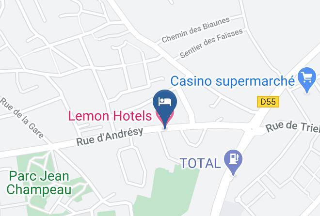 Yvelines - Lemon Hotels Maps