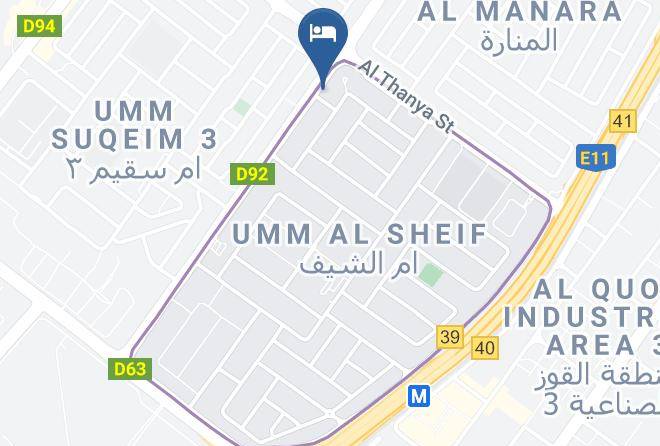 Dubai - Lemon Tree Hotel Dubai Maps