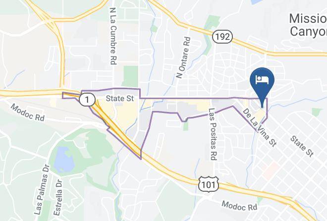 Santa Barbara - Lemon Tree Inn Maps