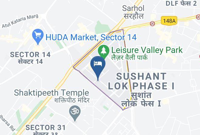 Gurgaon - Lemon Tree Premier City Center Gurgaon Maps