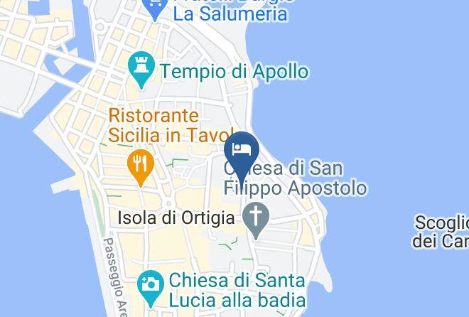 Syracuse - Dimore Zagare Ortigia Siracusa Sicily Maps