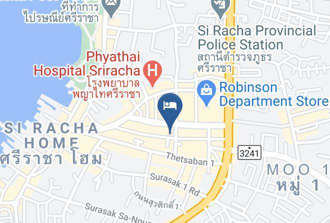 Si Racha District - Lemontree24 Sriracha Maps