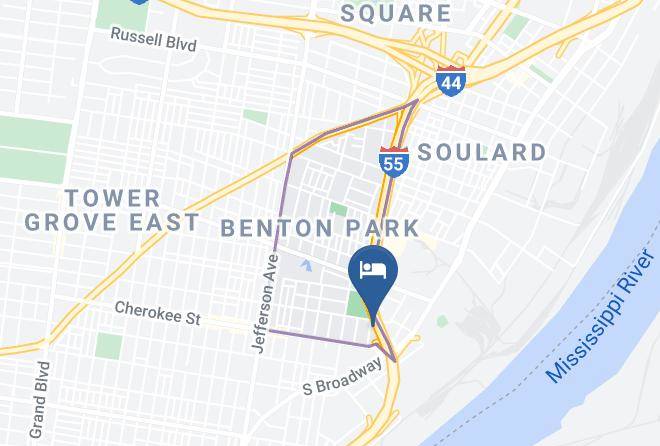 St Louis City - Lemp Mansion Maps