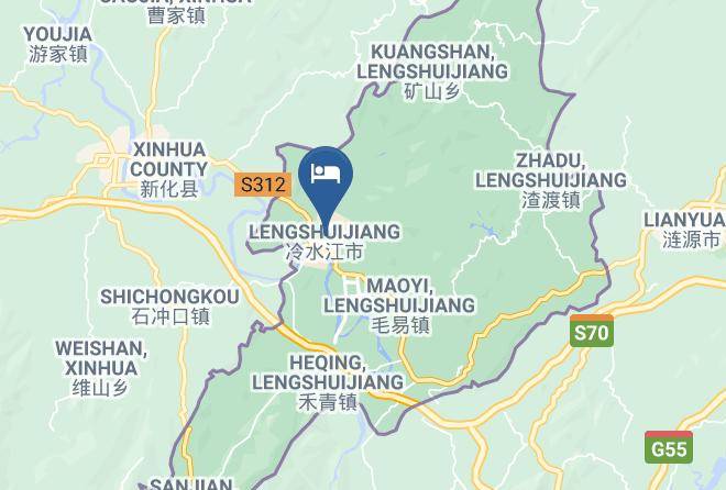 Loudi - Lengjiang Hotel Maps