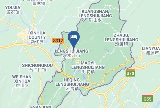 Loudi - Lengshui Jiangdong Garden International Hotel Maps