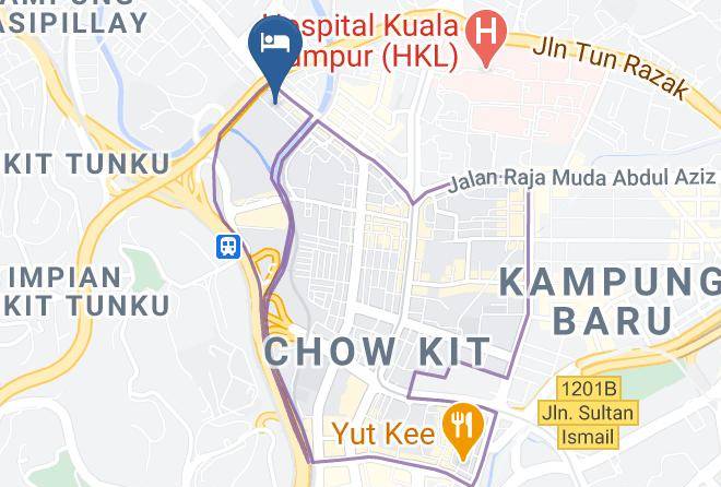 Kuala Lumpur - Leo Palace Hotel New Wing Maps