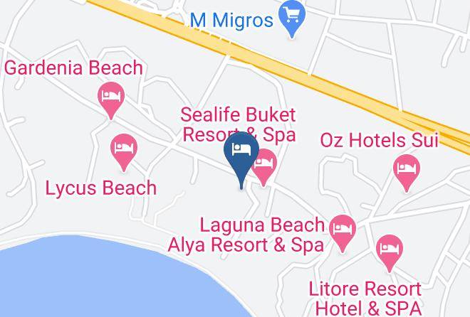 Leodikya Resort Hotel Map