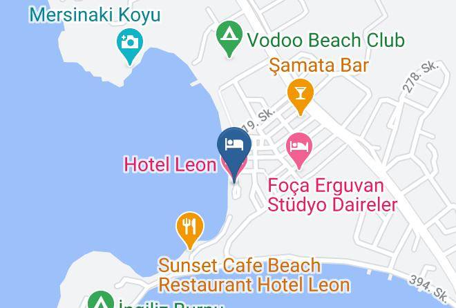 Foca - Hotel Leon Maps