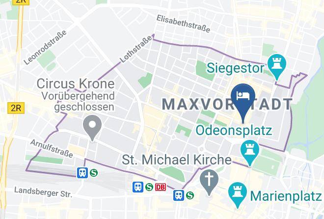 Munich District - Leonardo Boutique Hotel Munchen Maps