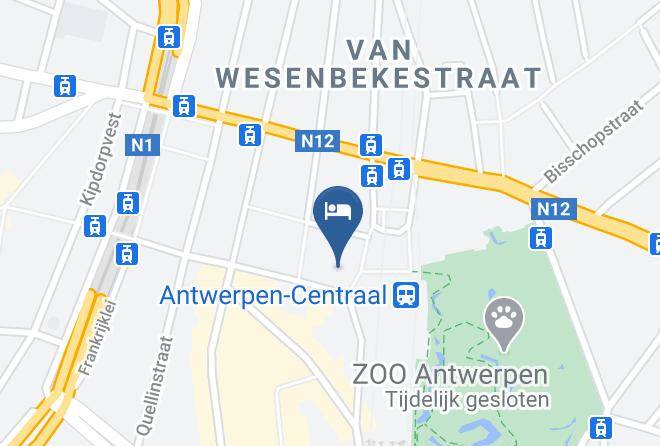 Leonardo Hotel Antwerpen Map