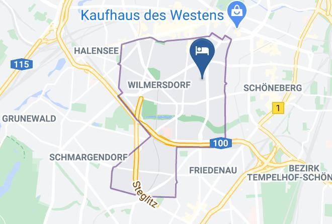 Stadt Berlin - Leonardo Hotel Berlin City West Maps