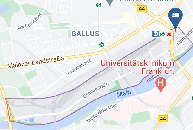 Frankfurt Am Main - Leonardo Hotel Frankfurt City Center Maps