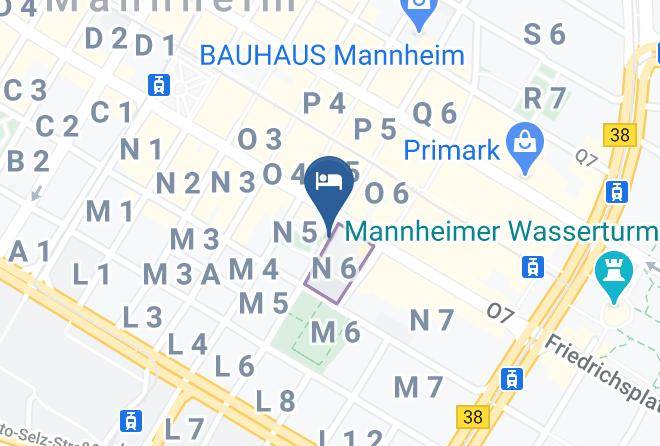 Mannheim - Leonardo Hotel Mannheim City Center Maps