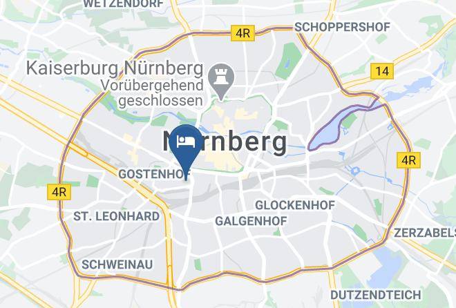 Nuremberg - Leonardo Hotel Nurnberg Maps