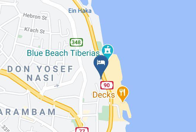 Tiberias - Leonardo Hotel Maps