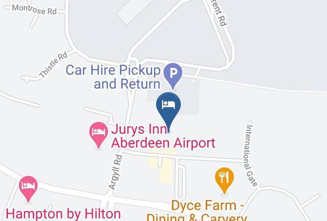 Aberdeen City - Leonardo Inn Aberdeen Airport Maps