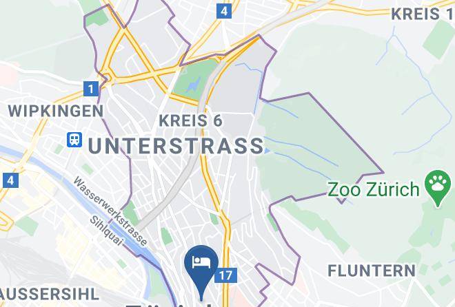 Zurich - Leoneck Swiss Hotel 3 Star Superior Maps