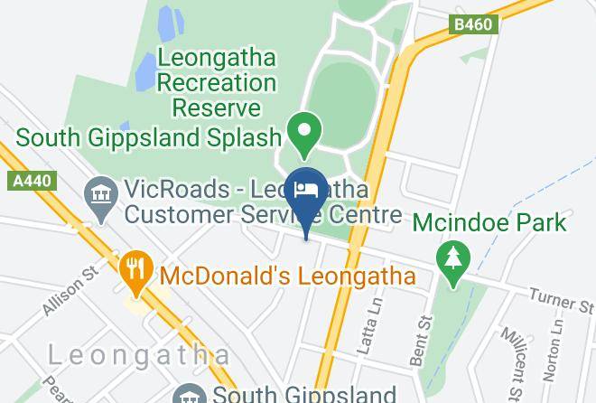 South Gippsland - Leongatha Motel Maps