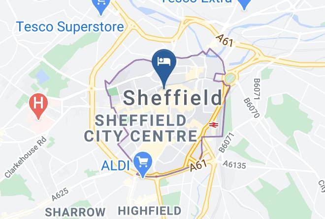 Sheffield - Leopold Hotel Sheffield Maps