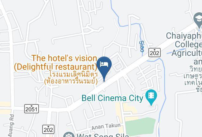 Amphoe Mueang Chaiyaphum - Lert Nimitre Hotel Maps