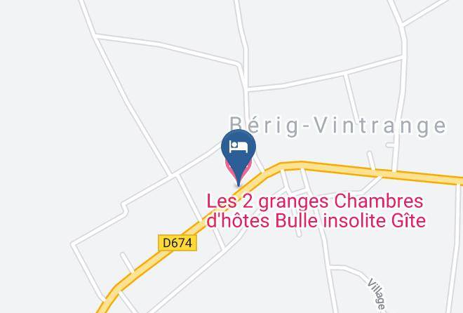Moselle - Les 2 Granges Chambres D'hotes Bulle Insolite Gite Maps