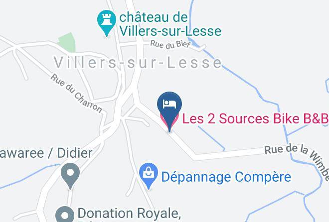 Namur - Les 2 Sources Bike B&b Maps