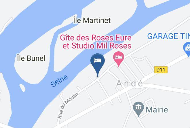 Eure - Les 3 Gites Ande Normandie France Maps