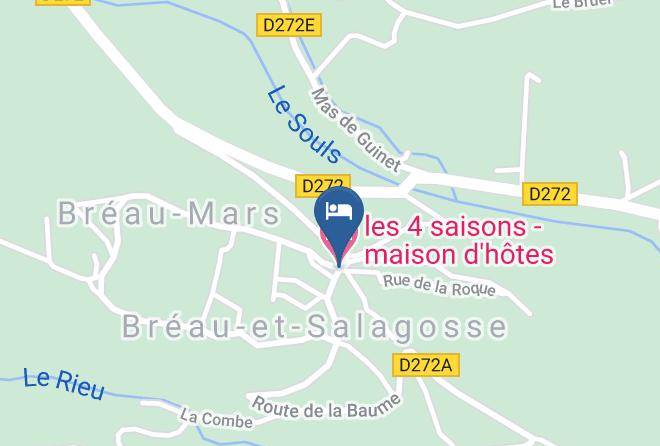 Gard - Les 4 Saisons Maison D'hotes Maps