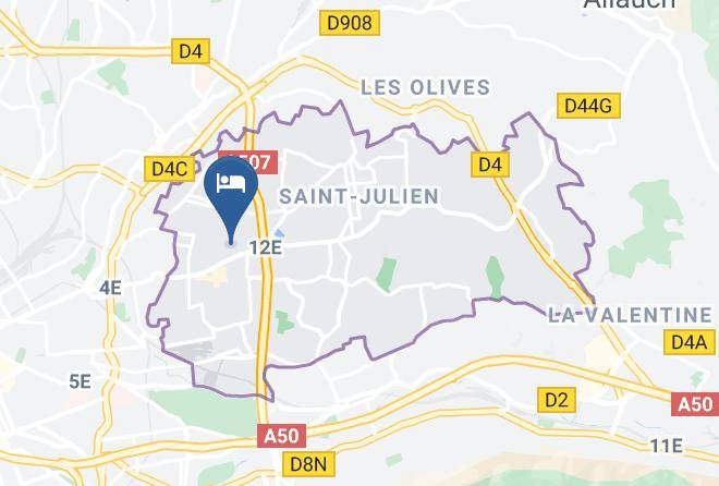 Bouches Du Rhone - Les Acanthes Maps