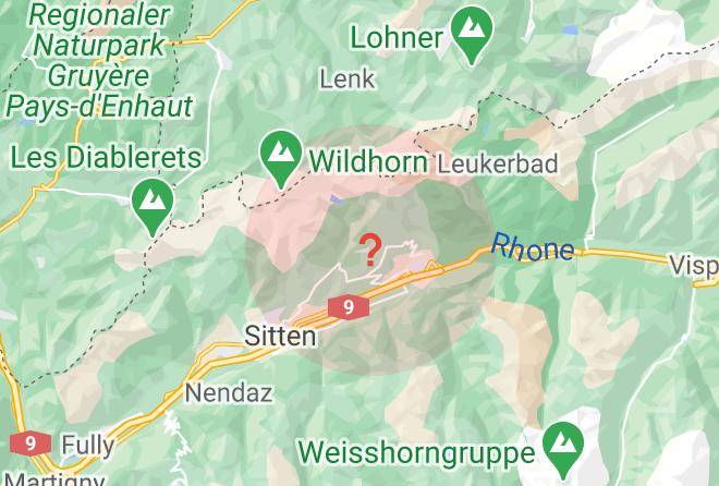 Sierre - Les Aiguilles Vertes Maps