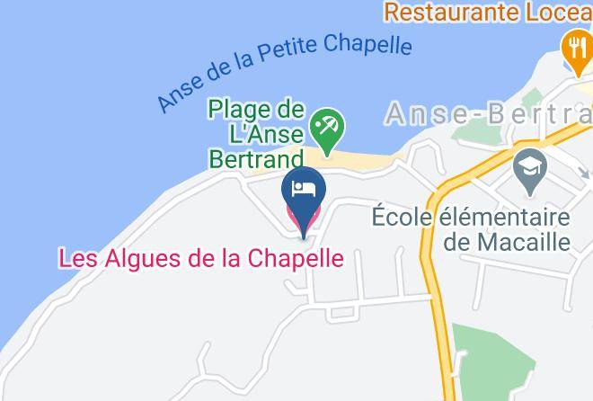 Anse Bertrand - Les Algues De La Chapelle Maps