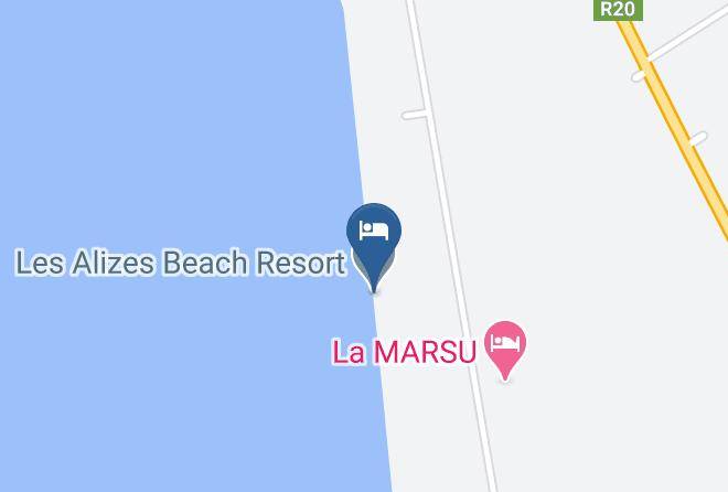 Oussouye - Les Alizes Beach Resort Maps