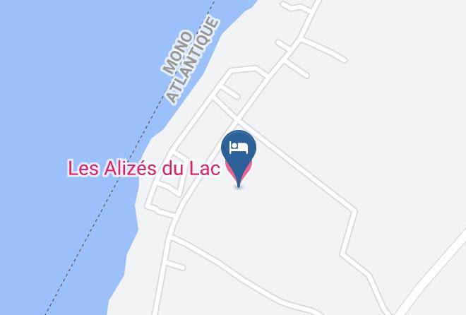 Kpomasse - Les Alizes Du Lac Maps
