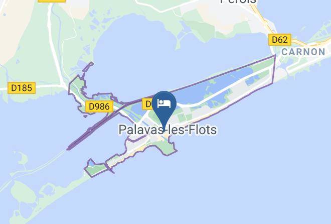 Herault - Les Alizes Hotel Palavas Les Flots Maps