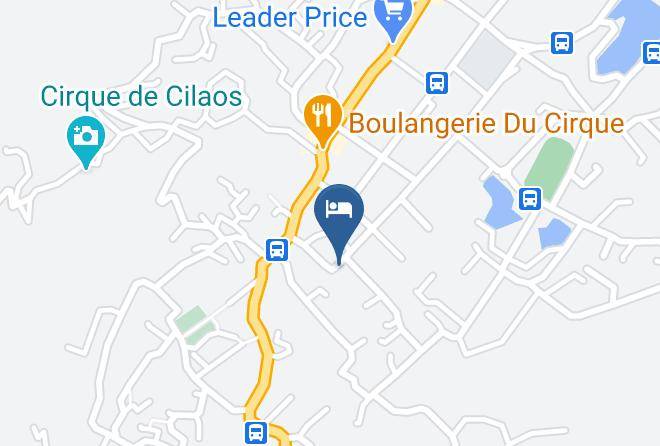 Cilaos - Les Aloes Maps