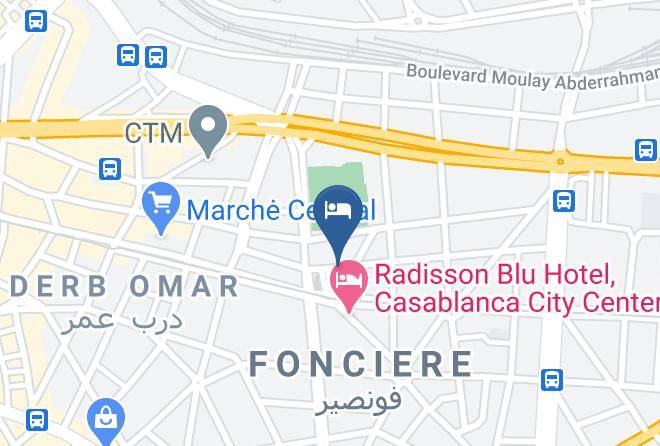 Casablanca - Les Ambassadeurs Hotel Maps