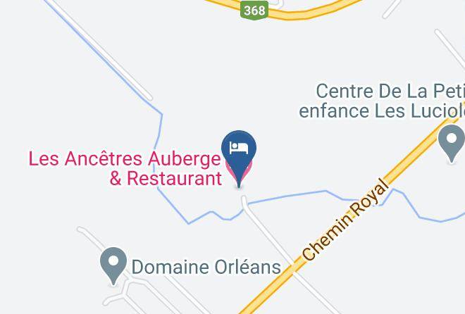 L Ile D Orleans Regional County Municipality - Les Ancetres Auberge & Restaurant Maps