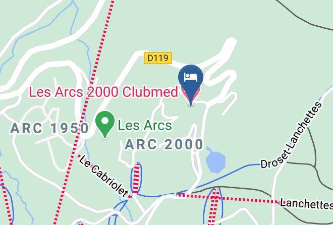 Club Med Arcs Extreme French Alps Map